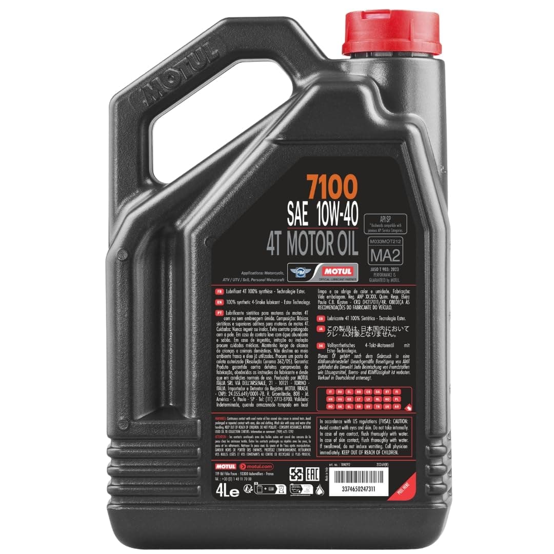 MOTUL Aceite Moto 7100 4T 10W40 4L — view 2
