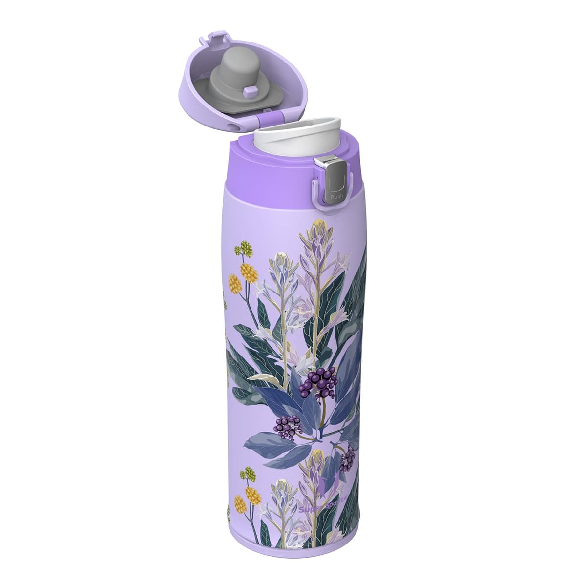 Super Sparrow Insulated Water Bottle - Travel Mug - 500ml, 750ml，950ml - Stainless Steel Water Bottles - BPA Free - Leakproof Metal Bottles - Includes 2 Lids, Straw Lid & Spout Lid — view 15