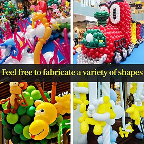 100Pcs clear 260 Balloons Clear Long Skinny Latex Balloon for Animal Ballons, Premium Quality Balloons for Beginners Baloons Making Kid's Carnivals Party Decoartion — view 6