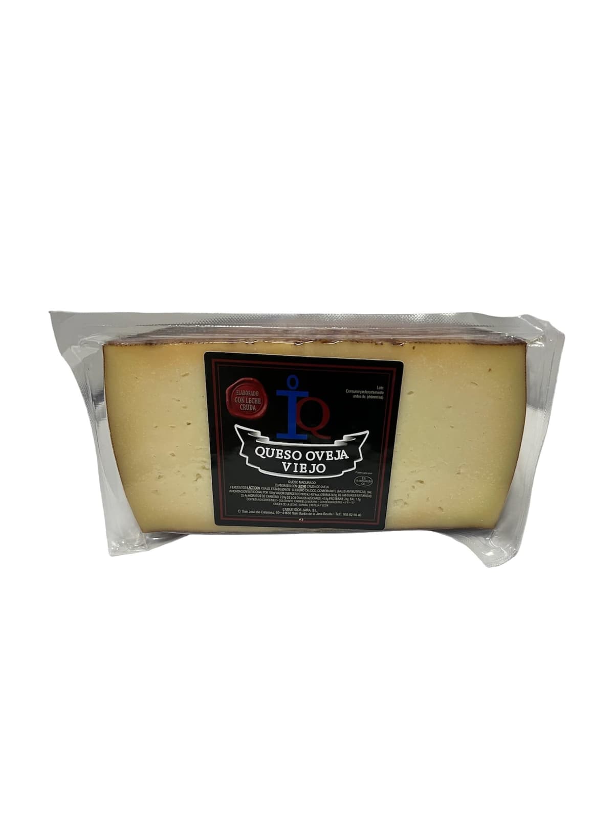 Queso Curado de Oveja Viejo Artesano: La Maestría de la Maduración Emerge en Cada Rebanada, una Celebración de Tradición y Sabor en Cada Exquisito Trozo. (1/2 QUESO 1.5KG APROX)