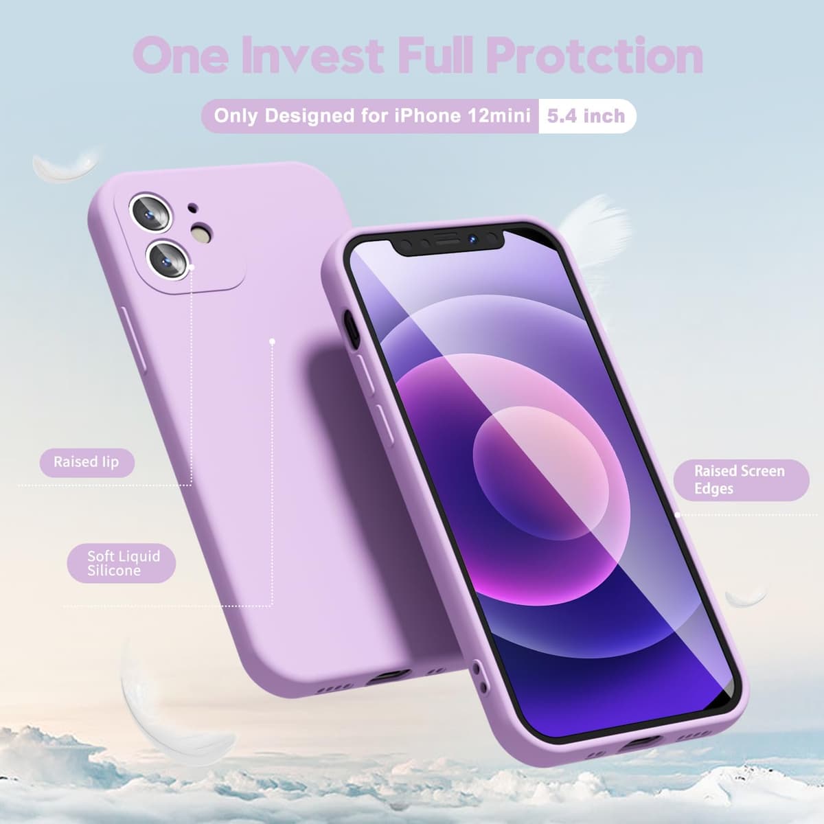 oakxco for iPhone 17 Pro Max Phone Case Liquid Silicone, Cute Thin Slim Grip Soft Rubber Gel for Women Men, Smooth Matte TPU Plain Solid Color Girly Simple Case with Camera Cover, Light Pink — view 150