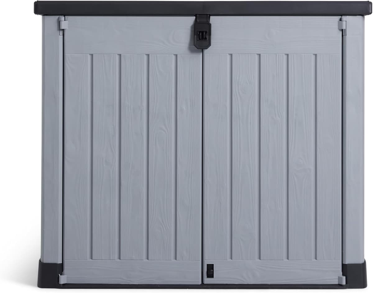 Keter Store It Out Pro Outdoor Garden Furniture Storage Shed Grey| Fade Free | All Weather Resistant | Safe and Secure | Zero Maintenance | 5 year Warranty — view 5