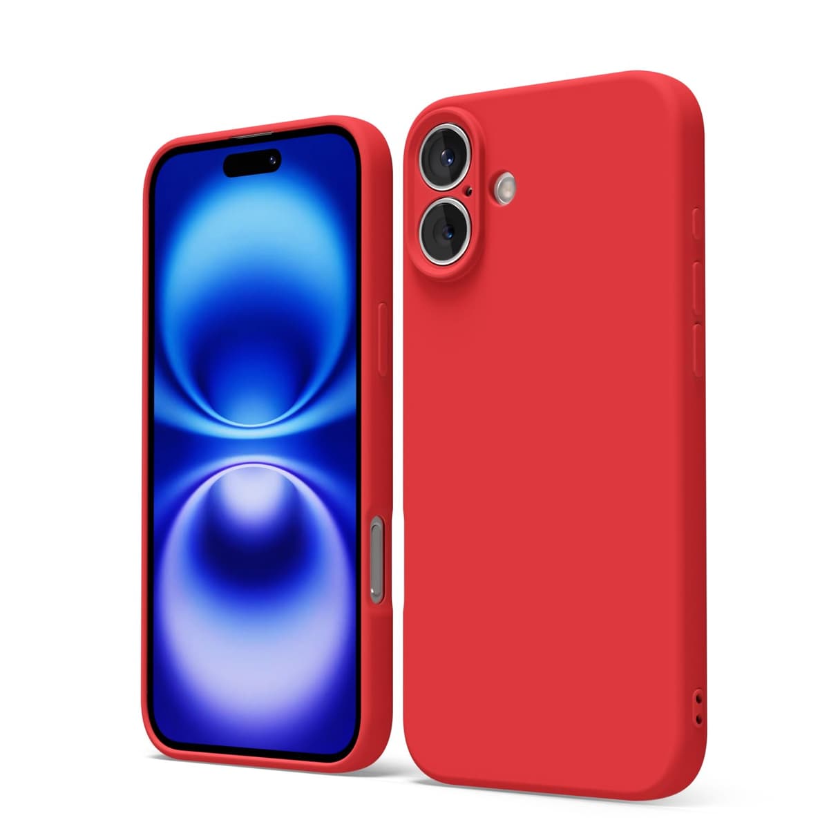 oakxco for iPhone 17 Pro Max Phone Case Liquid Silicone, Cute Thin Slim Grip Soft Rubber Gel for Women Men, Smooth Matte TPU Plain Solid Color Girly Simple Case with Camera Cover, Light Pink — view 836