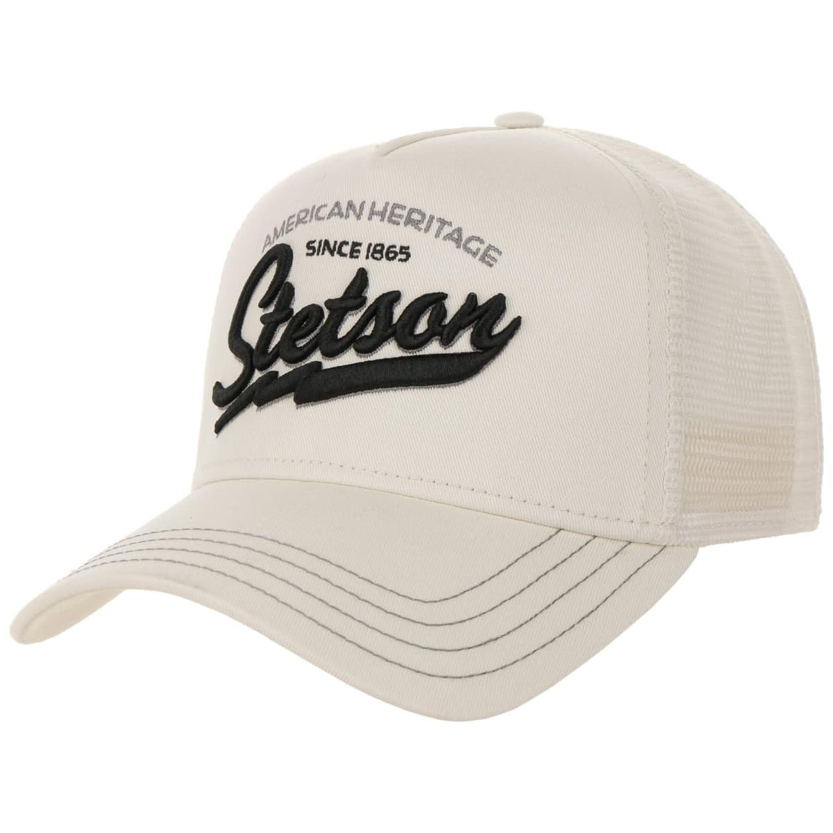 Stetson Gorra de Camionero Patrulla para Hombre/Mujer, Gorra de béisbol de algodón, tamaño Ajustable, Gorra con Inserto de Malla, Gorra de Camionero para Invierno/Verano, Gorra Curvada — view 8