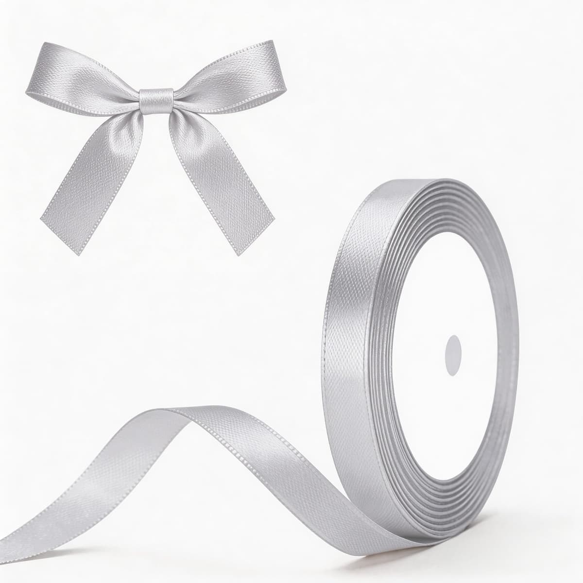 G2PLUS Baby Pink Satin Ribbons 10mm: Thick Fabric Gift Wrap Ribbons for Crafting, Party Decoration, 22m — view 24