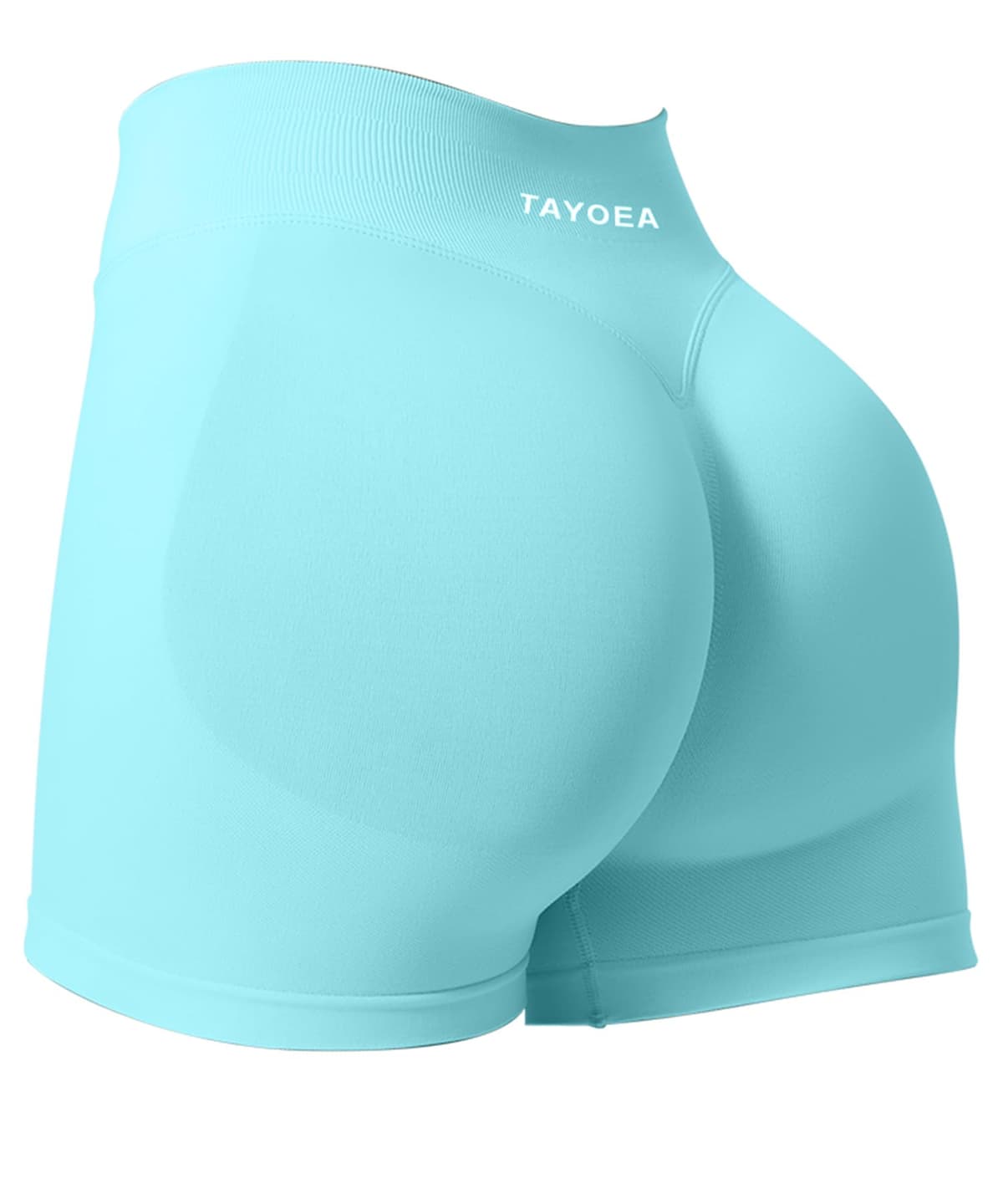 TAYOEA Pantalones Cortos Ciclismo Deportivos para Mujer Mallas Correr Cintura Alta Gimnasio Fitness Yoga Medias Push Up Booty Butt Scrunch Opaco Sin Costuras — view 15