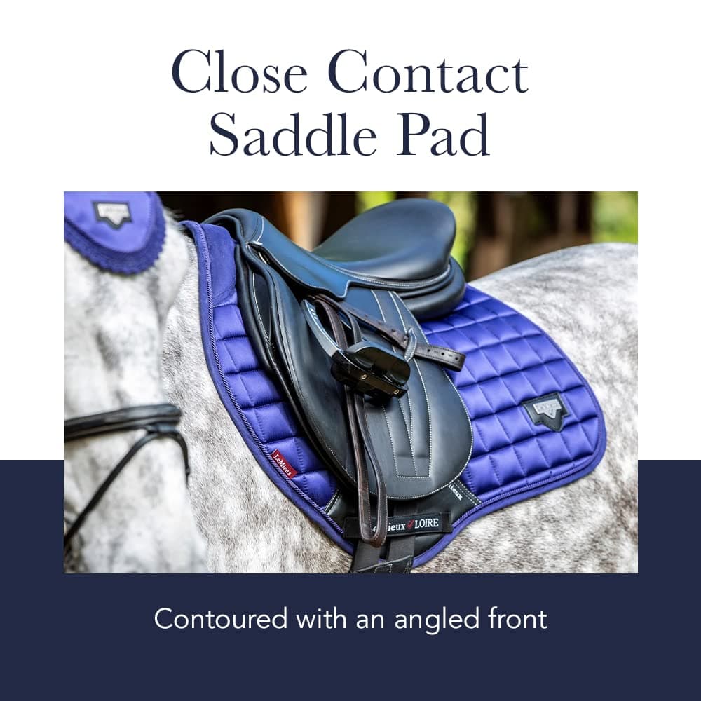 LeMieux Close Contact Saddle Pad - Saddle Pads for Horses - Equestrian Riding Equipment and Accessories — view 3