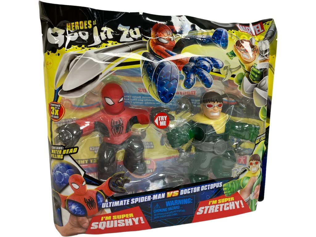 BANDAI - Goo JIT Zu- Pack 2 Heroes Marvel Spidreman VS Dr Octopus - CO41378 — view 2