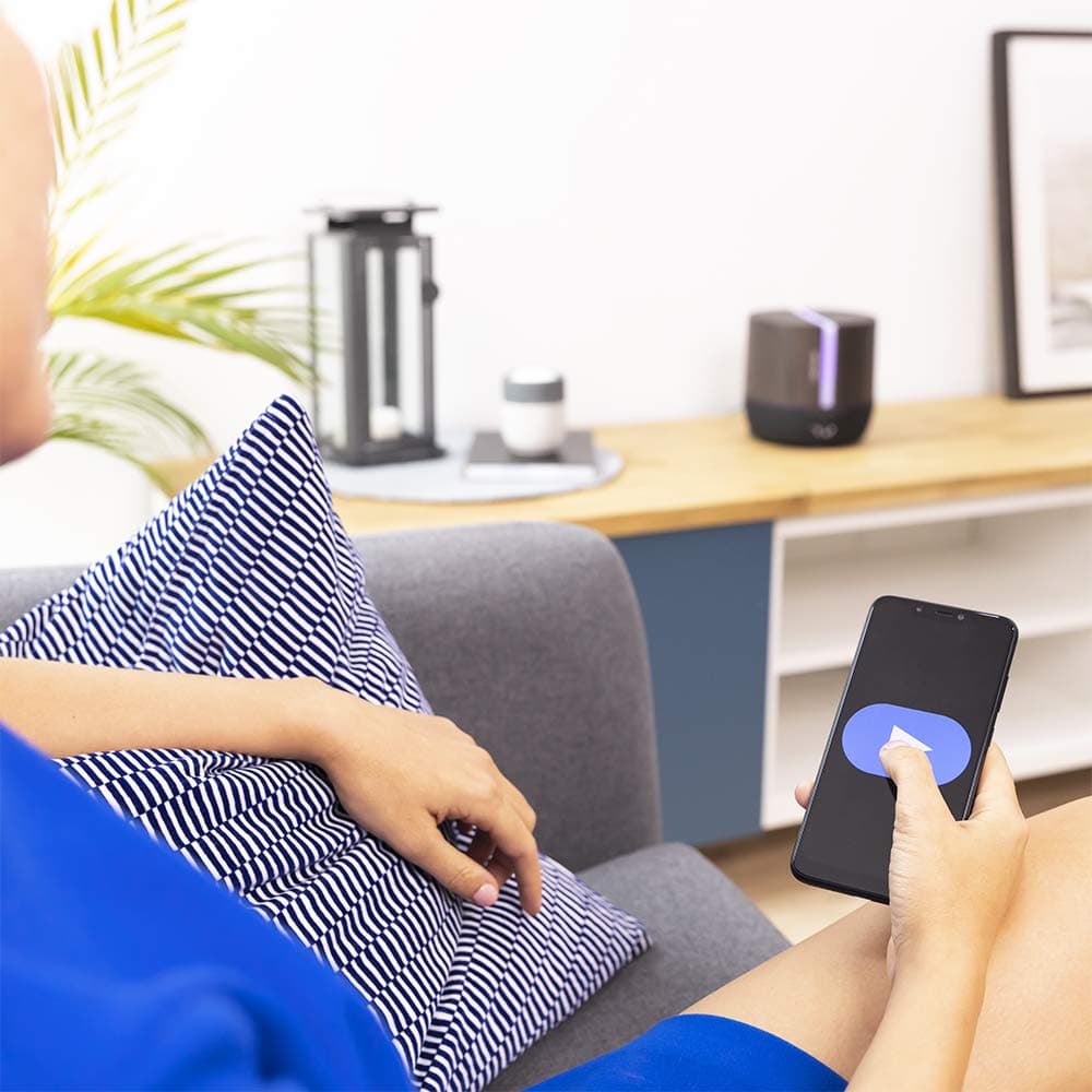 Cecotec Difusor de aromas PureAroma 550 Connected Black Woody. Capacidad 500ml, Pantalla LED, Altavoz, Control por bluetooth, App, Temporizador 12h, 3 Modos de funcionamiento, Cobertura 30m2 — view 5