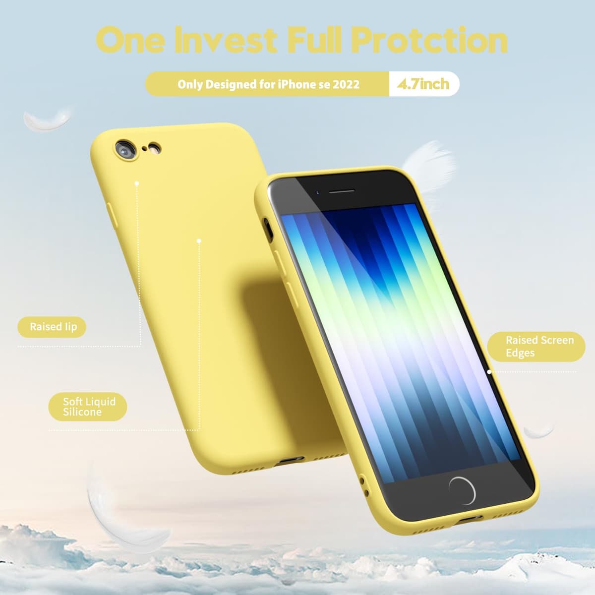 oakxco for iPhone 17 Pro Max Phone Case Liquid Silicone, Cute Thin Slim Grip Soft Rubber Gel for Women Men, Smooth Matte TPU Plain Solid Color Girly Simple Case with Camera Cover, Light Pink — view 1239