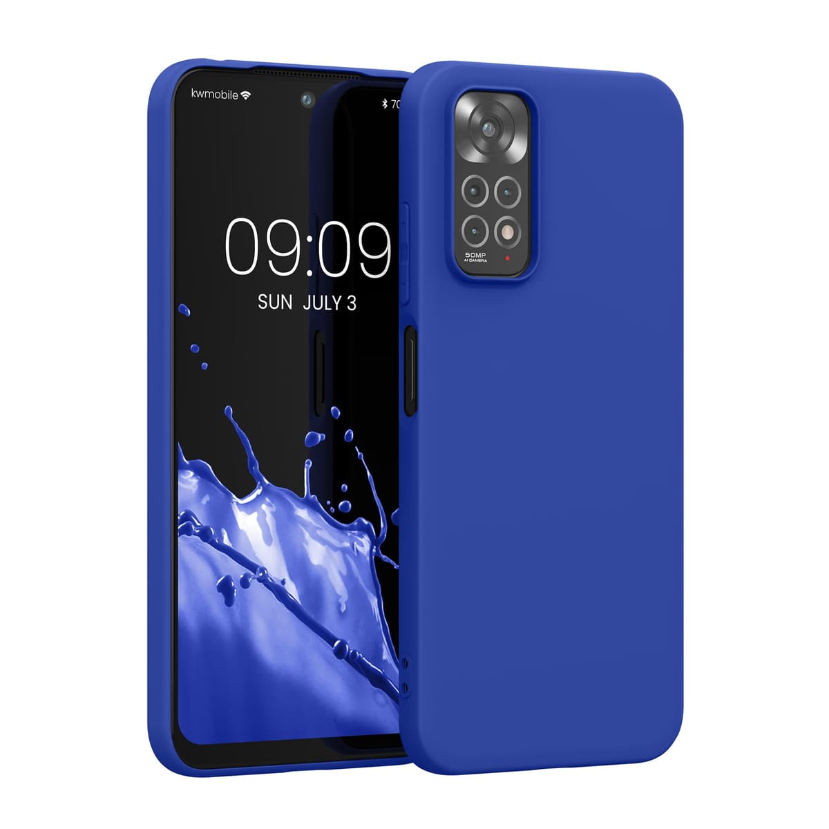 kwmobile Carcasa Compatible con Xiaomi Redmi Note 14 Pro 5G / Poco X7 Funda - Funda Ultrafina de TPU con Bordes elevados - Lavanda Metalizado — view 103