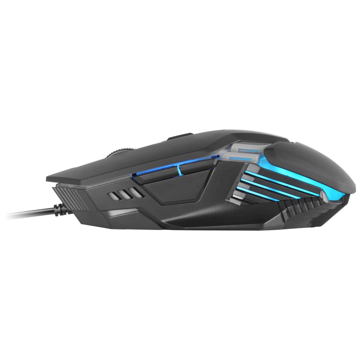 Mars Gaming MM024, Ratón Gaming RGB, Sensor Óptico 4000 dpi, Switches Mecánicos Huano, Iluminación RGB Flow, Ajuste On-The-Fly 1200/2400 / 3200/4000 dpi, Compatibilidad Multiplataforma, Negro — view 6