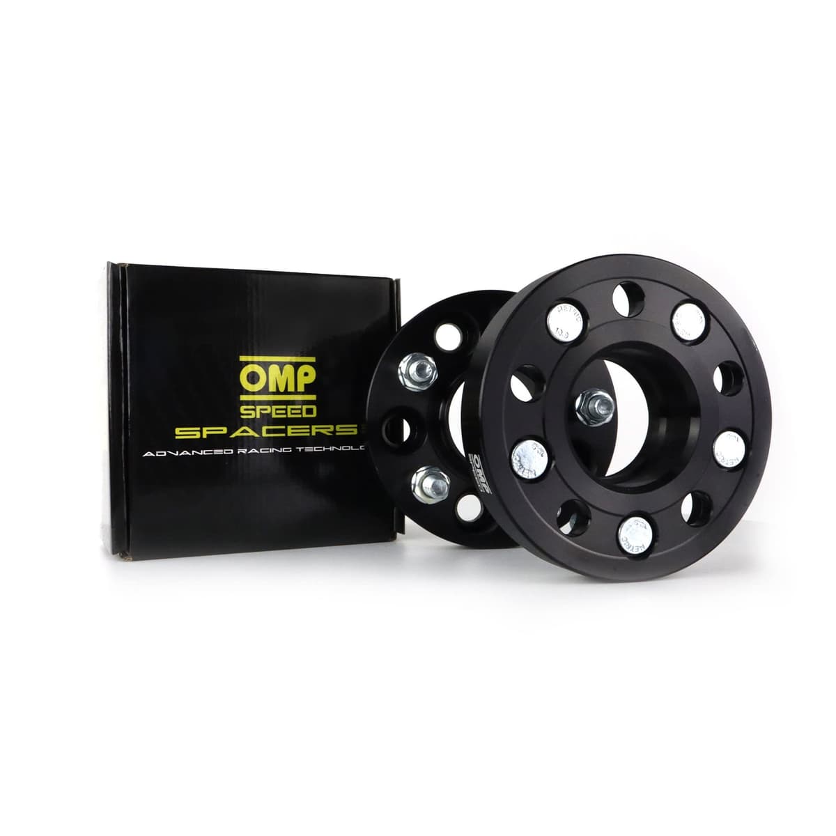 OMP Speed Juego de 2 Separadores Grosor: 5mm PCD: 4x98 CB: 58.1 OD: 139 Tornillo x8 M12x1.25 Conico Negro Aluminio - OMPS08360501 — view 13