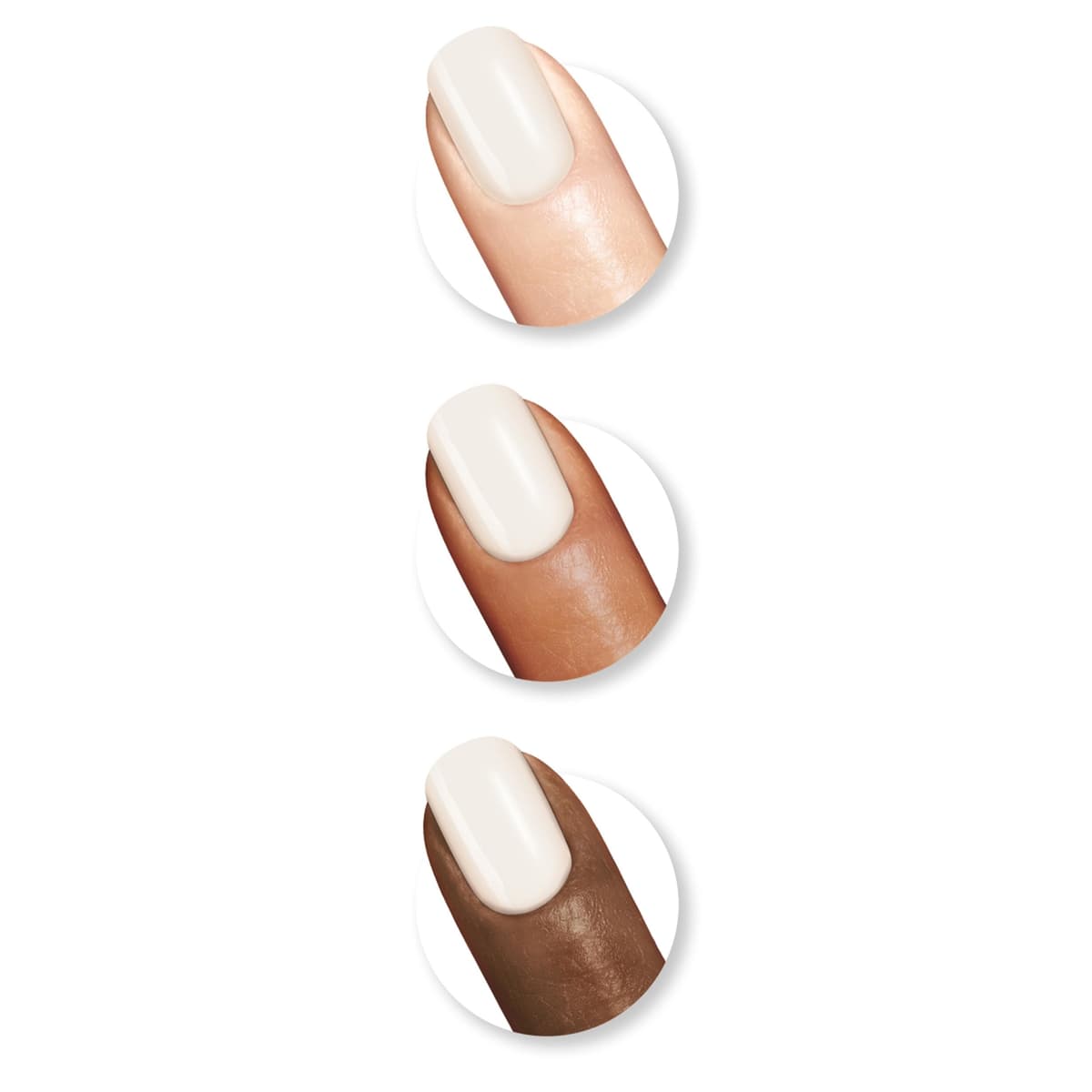 Sally Hansen Insta-Dri Nail Polish, White On Time, 60 Seconds Quick Drying, Long Lasting, Streak Free, Shiny Finish, 3-in-1 Formula, Built in Base and Top Coat, 9.17ml — view 3