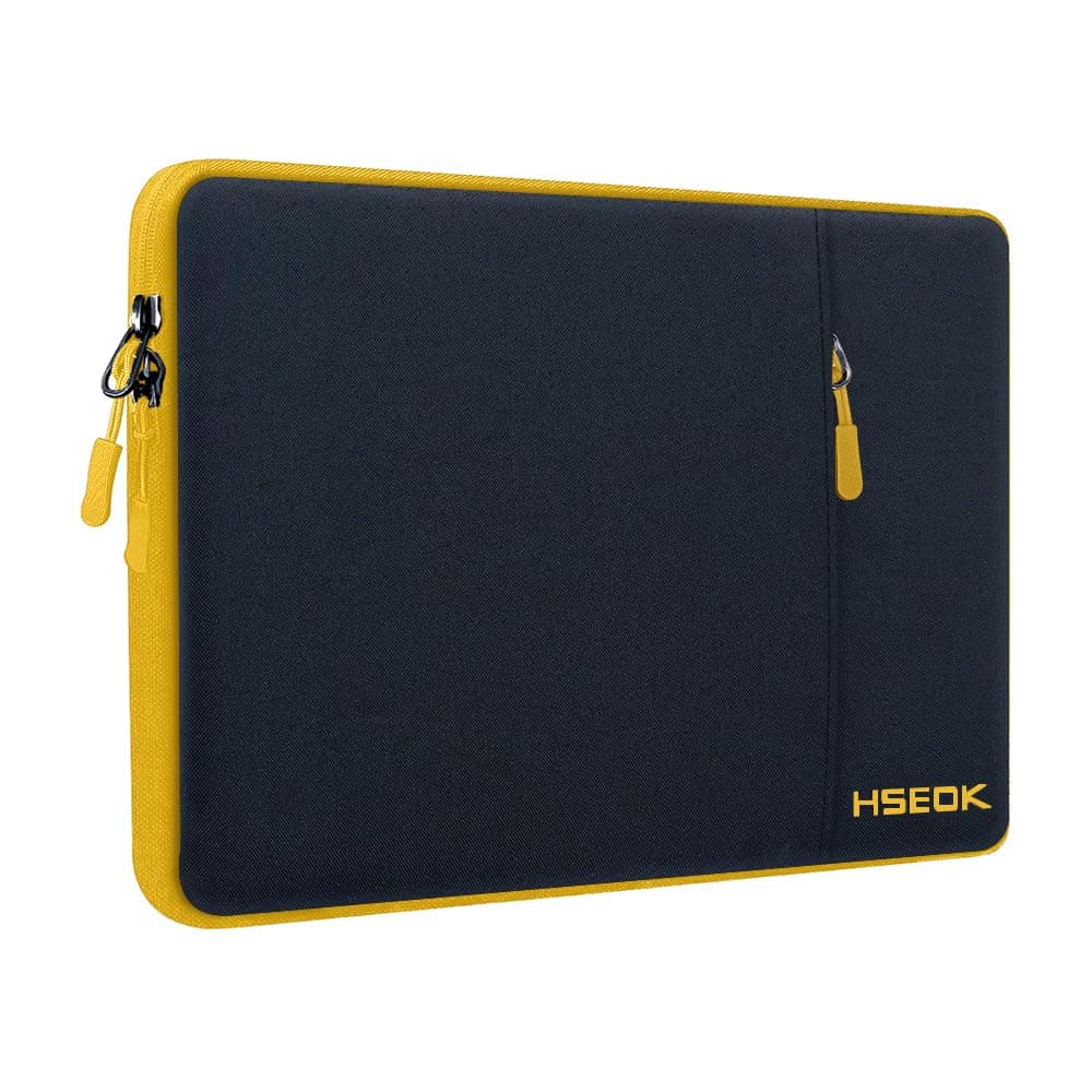 HSEOK 15,6" Funda para Computadora Portátil, Funda Impermeable a Prueba de Golpes con Bolsillo Lateral, Compatible con MacBook Pro 16"/15" y la Mayoría de Las PC de 15" 15,6" 16",B02K01 — view 24