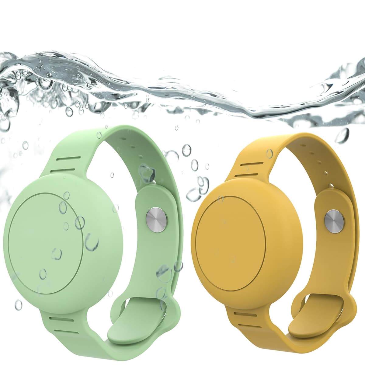 Pulsera AirTag impermeable, antipérdida y antiarañazos, funda protectora para niños, adolescentes y ancianos