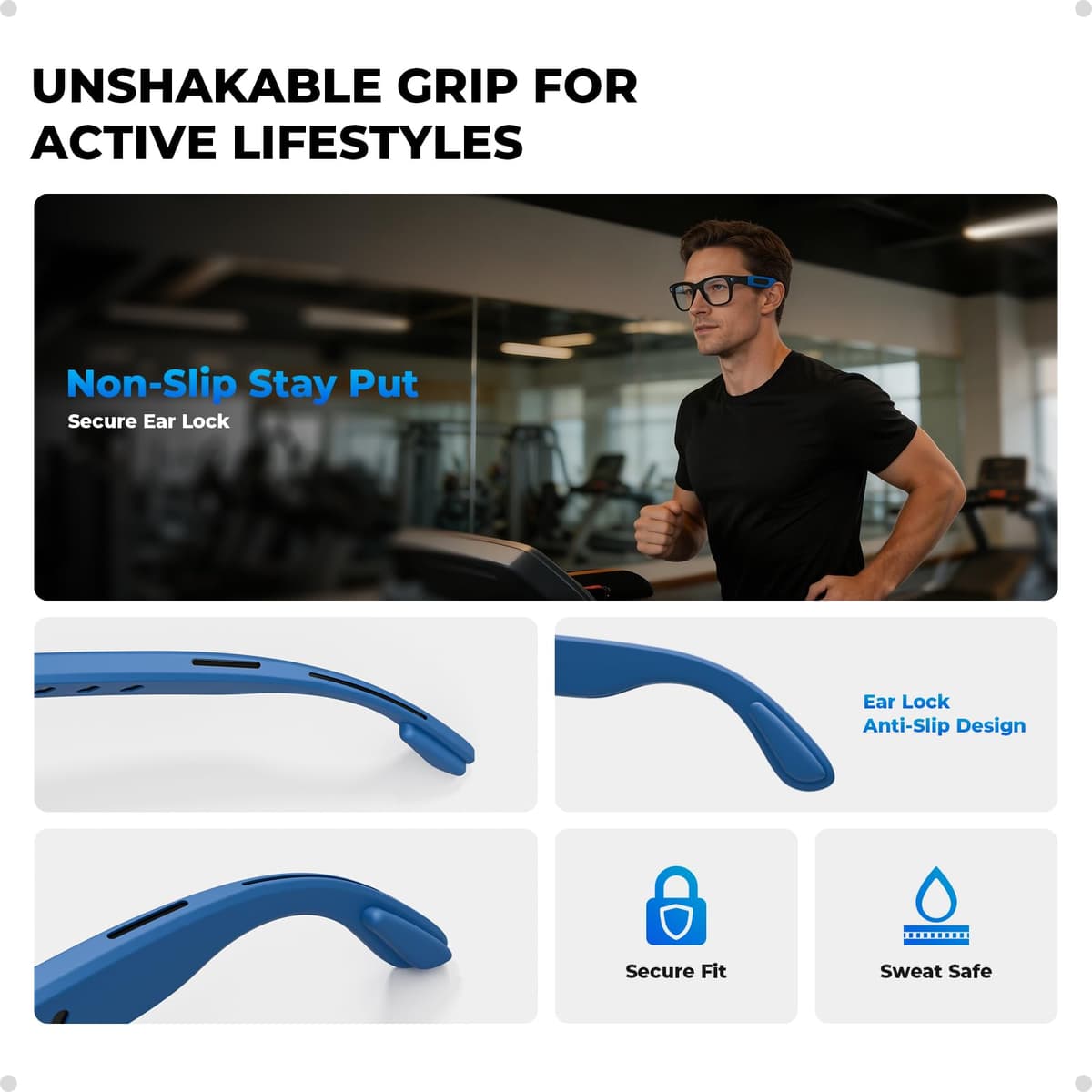 Agarre para gafas compatible con gafas Ray-Ban Meta Smart — view 3