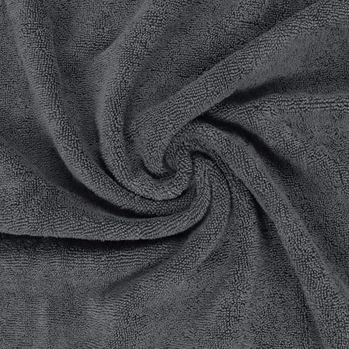 Utopia Towels 8 Piece Premium Towel Set, 2 Bath, 2 Hand, and 4 Wash Cloths, 600 GSM 100% Ring Spun Cotton Highly Absorbent Towels for Bathroom, Gym, Hotel, and Spa, Grey — view 2