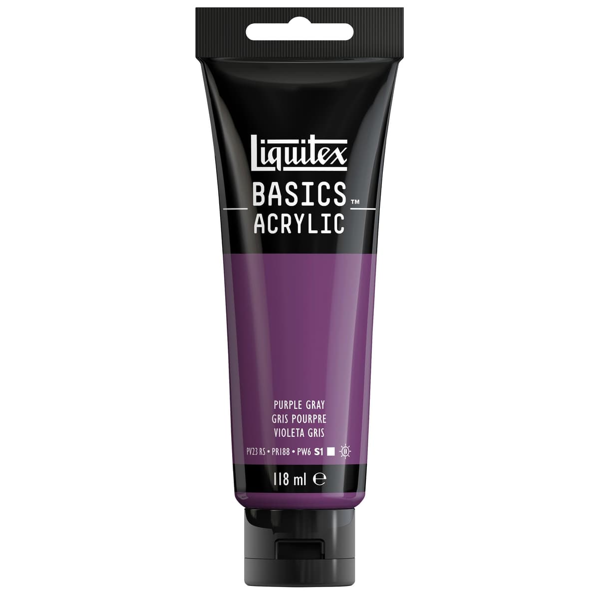 LIQUITEX Basics Acrylic Paint, Mars Black, 118 ml Tube — view 141
