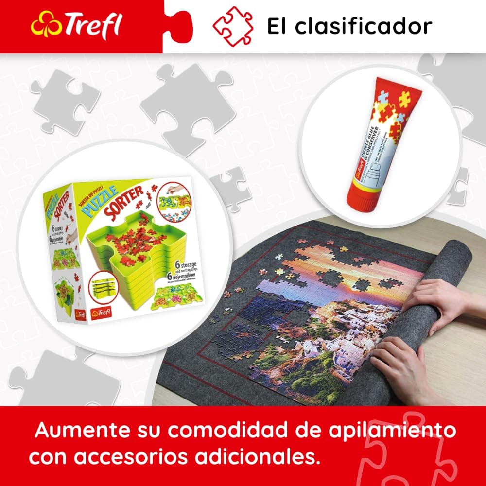 Trefl, Puzzle, Londres, de 1000 Piezas, Inglaterra, Capitales Europeas, Vista a la Ciudad, Edificios Famosos de Londres, Rompecabezas DIY, Pasatiempo Creativo, Regalo — view 7