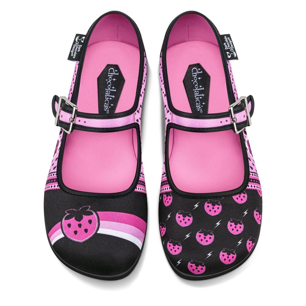 Hot Chocolate Design Chocolaticas Funky Canvas Women's Mary Jane Flat Shoes — view 68