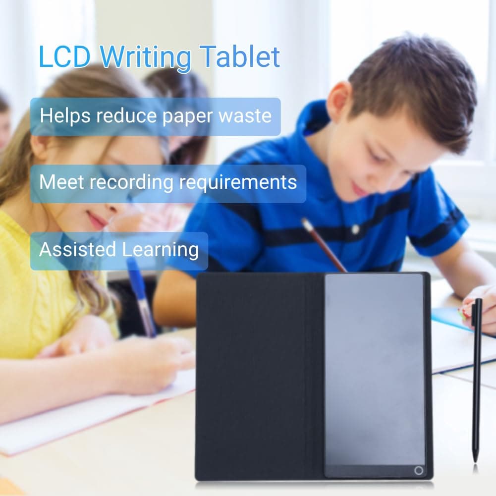 LCD Writing Tablet for Adults, 6.5 Inch Full Screen Digital Notepad, Portable Erasable Pad with Tablet Case and Pen, for Taking Notes Drawing Leaving Message — view 3