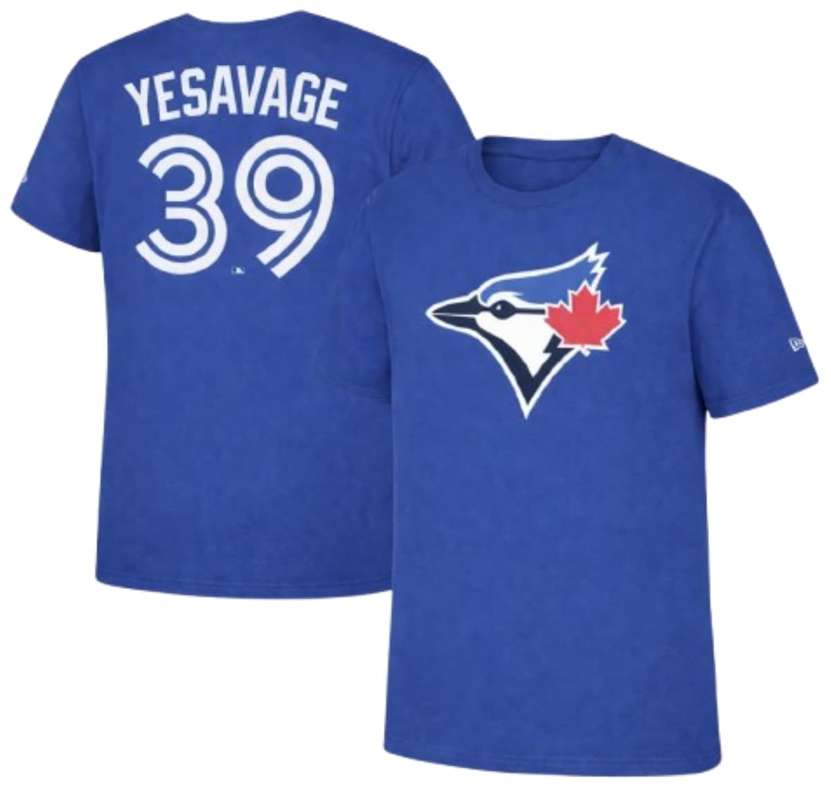 New Era MLB Toronto Blue Jays Player Name & Number T-Shirts - Royal Blue (CA/US, Alpha, X-Large, Regular, Regular, Clement #22, Royal Blue) — view 2