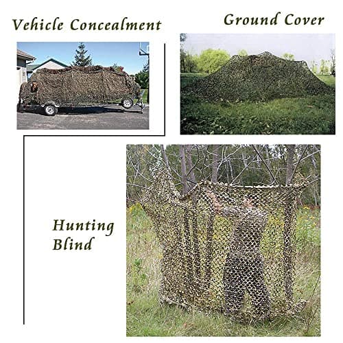 Camouflage Net Camo Netting Blinds Dual Mesh for Decor Courtyard Sunshade Camp Photo Farm Factory Shelter Car Concealment Party Exhibit Backdrop Curtain Ceiling Fence Canopy Cover — view 6