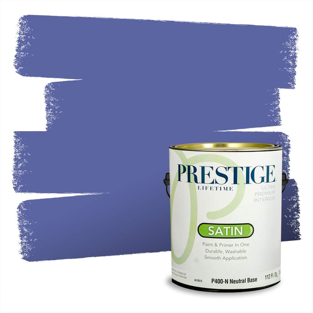 PRESTIGE Paints Interior Paint and Primer In One, 1-Gallon, Semi-Gloss, Comparable Match of Valspar* Dewdrop* — view 1286