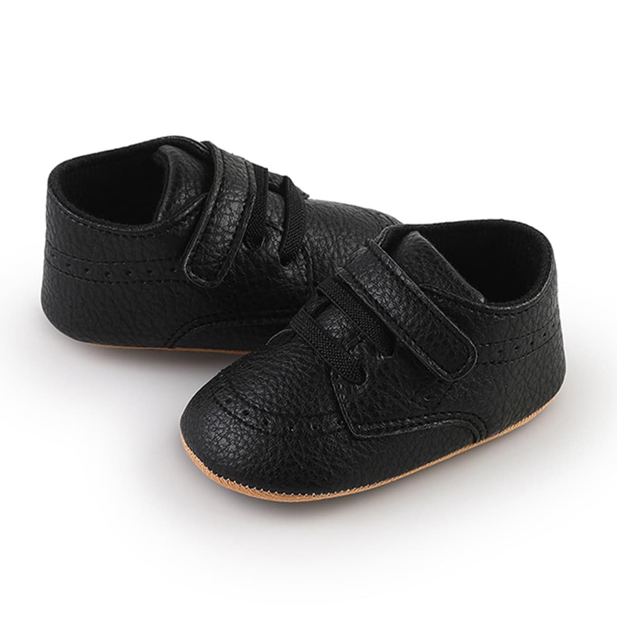 RVROVIC Baby Boys Girls Sneakers Anti-Slip Oxford Loafer Flats Infant Toddler PU Leather Soft Sole Baby Shoes — view 5