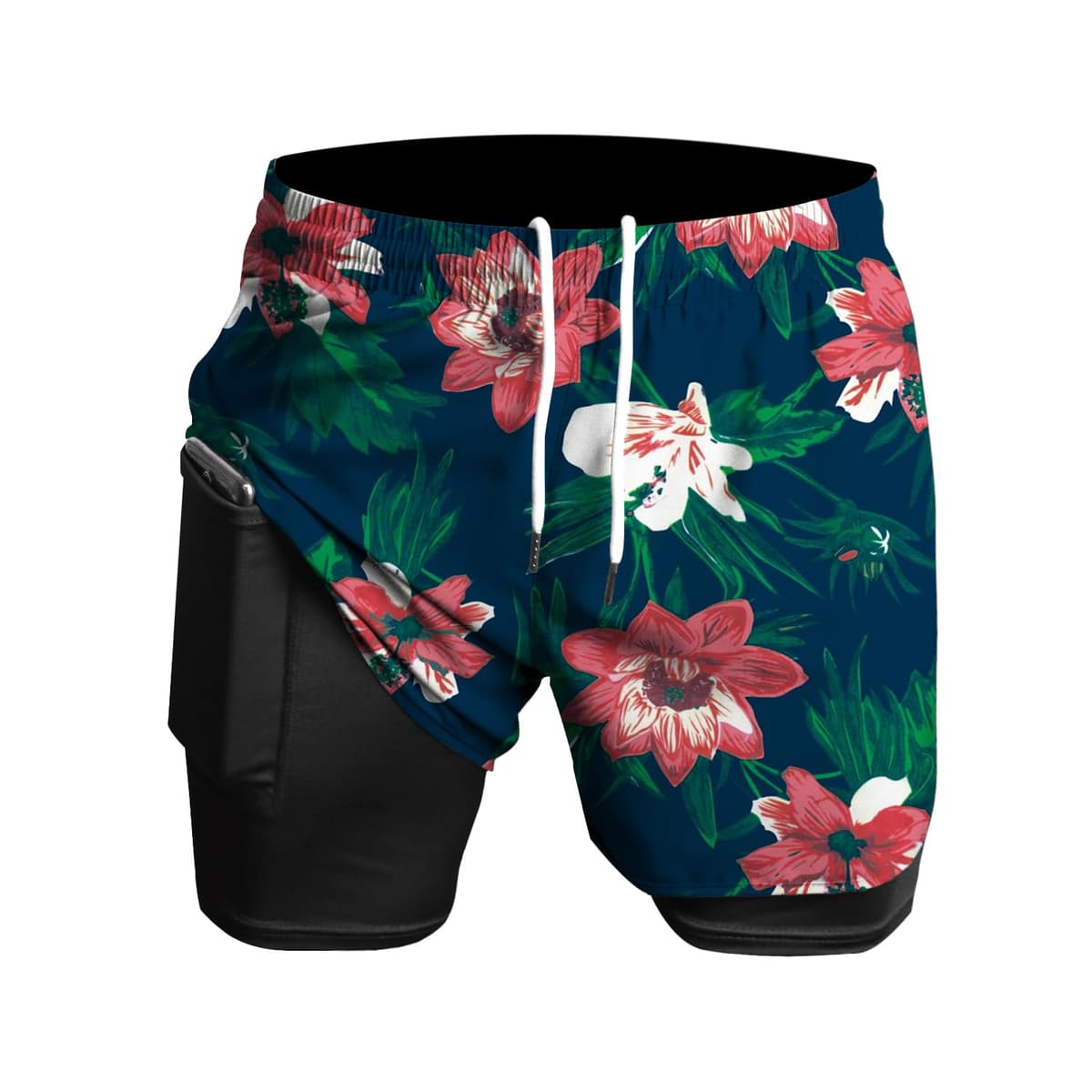 Rane Sports Men's 2 in 1 Running Shorts Ideal for Gym, Athletics, Outdoor Training — view 7