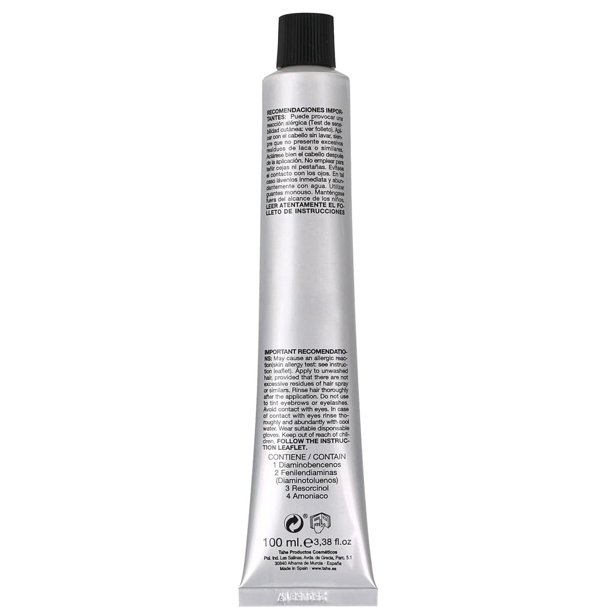 Tahe Lumière Express Tinte de Pelo Coloración de Cabello Permanente Tinte Tono 6.1 Rubio Oscuro Ceniza, 100 ml — view 2