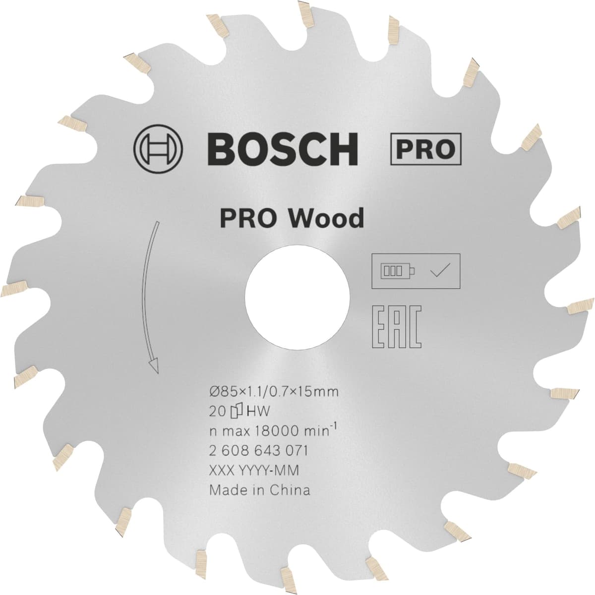Bosch Professional 2 608 641 184 - Hoja de sierra circular Optiline Wood - 190 x 30 x 2,0 mm, 16 (pack de 1) — view 18