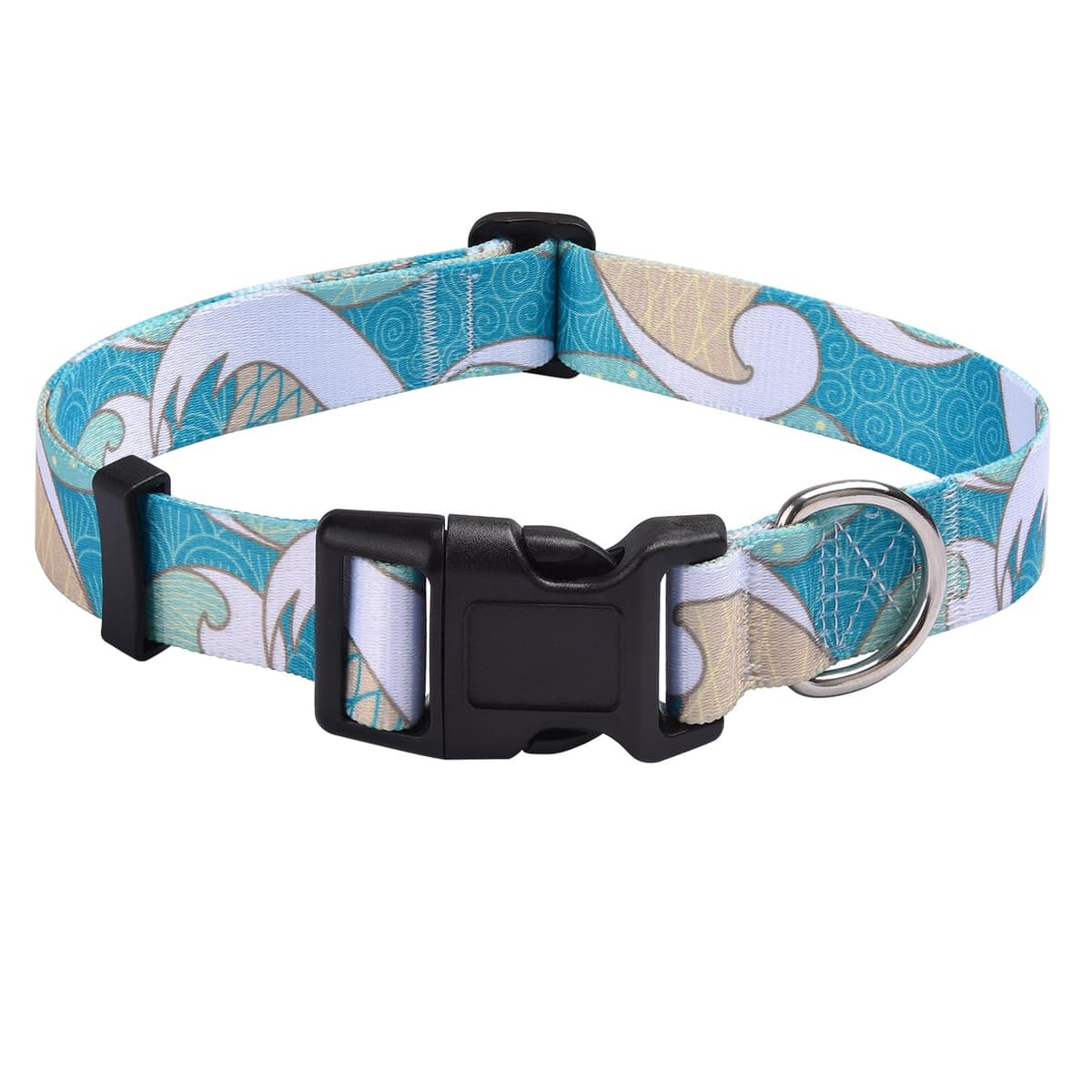 Mihqy Dog Collar for Small Dogs, Cute Small Medium Large Dog Pet Collar, with Floral Patterns, Soft Adjustable for Boy Girl Female Male Puppy Dog Collar(Floral Pink,S) — view 52