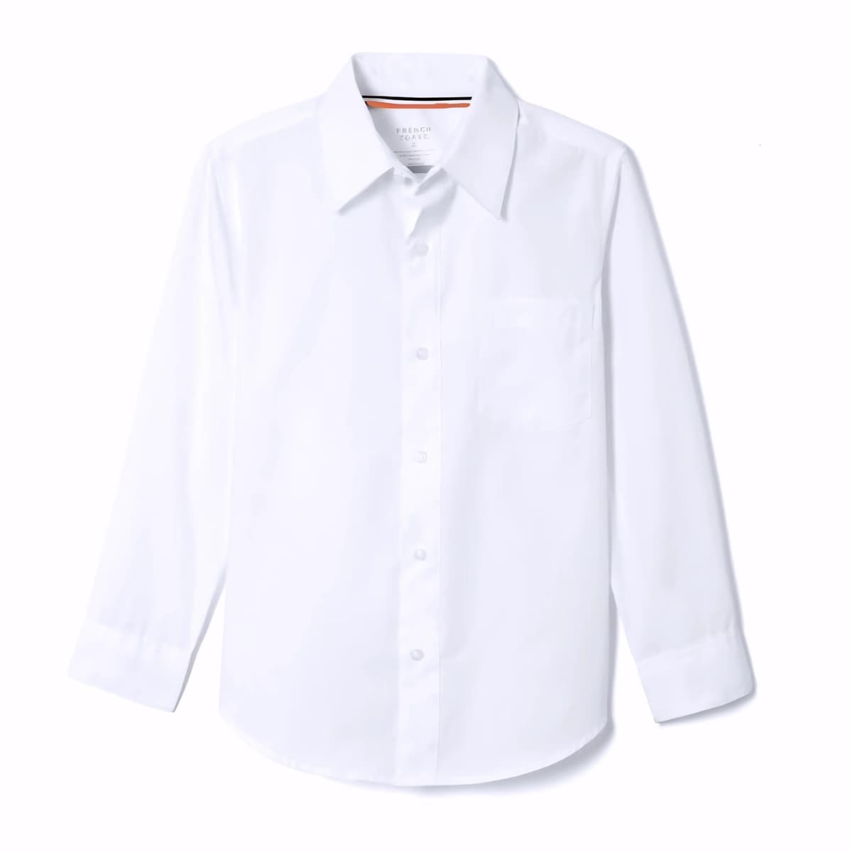 French Toast Boys' Expandable Collar Button Down Dress Shirt with Long Sleeves (Standard & Husky)