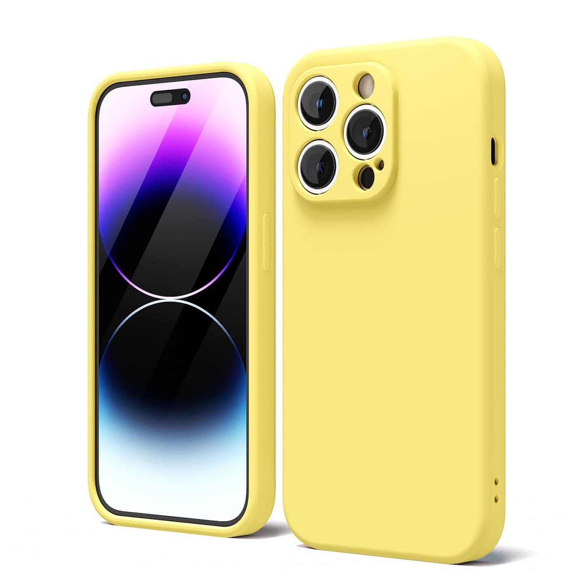 oakxco for iPhone 17 Pro Max Phone Case Liquid Silicone, Cute Thin Slim Grip Soft Rubber Gel for Women Men, Smooth Matte TPU Plain Solid Color Girly Simple Case with Camera Cover, Light Pink — view 140