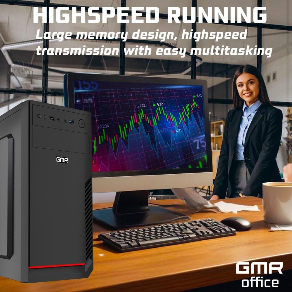 Intel i7 - Computadora Multimedia Business Office con 3 años de garantía | 32 GB RAM | 1000 GB SSD | USB 3.0 | Windows 11 Prof. 64-bit | WiFi 600 y Bluetooth 5 — view 4