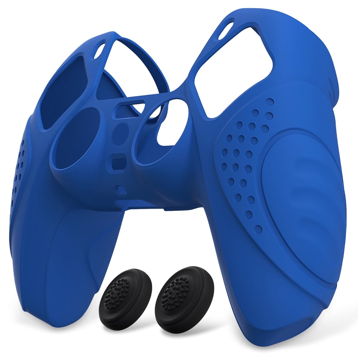 eXtremeRate PlayVital Funda de Silicona para ps5 - Carcasa Protectora Suave y Antideslizante con 2 Tapas de Joystick, Compatible con DualSense, Accesorio para ps5 (Edición Guardian-Malva Violeta) — view 14