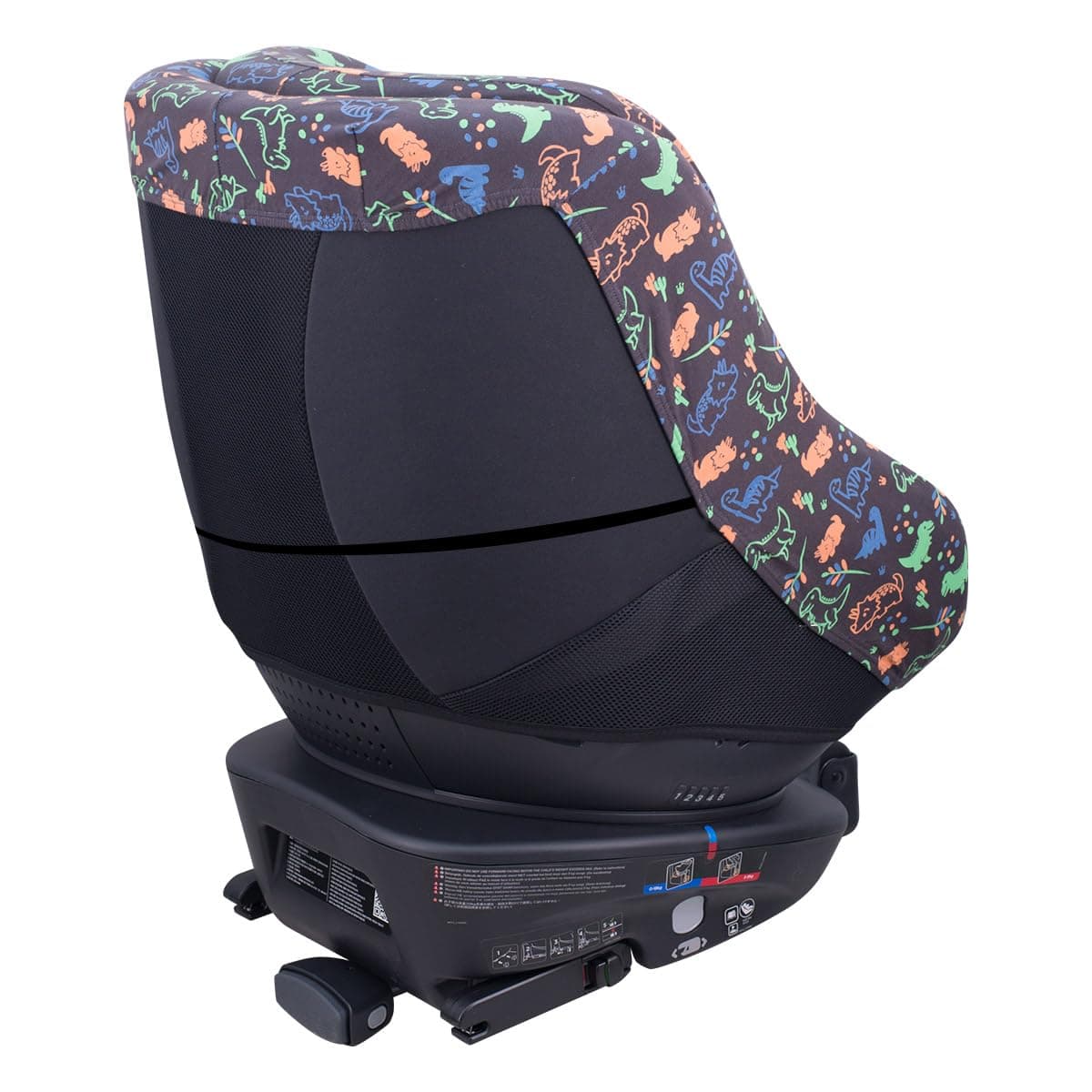 JYOKO Kids Funda de algodón Compatible con Joie Spin 360 y Nuna Rebl (Happy Dino) — view 5