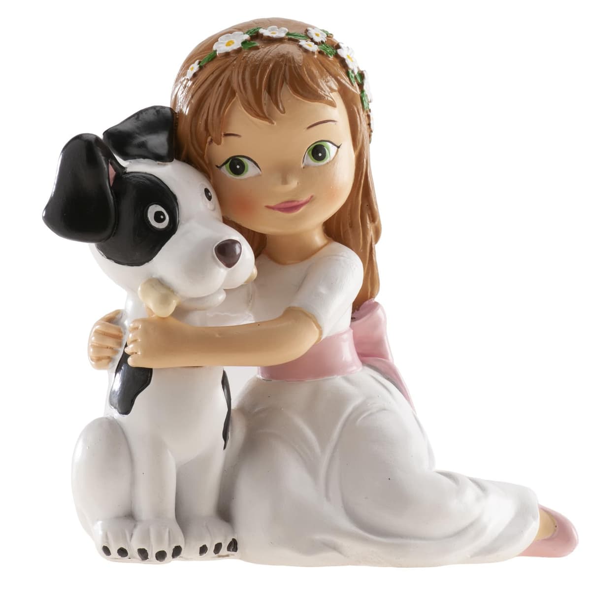 dekora - Figura Decorativa para Primera Comunión - Niña con Catecismo - Elaborada en Resina - Adorno para Tartas - 13 Centímetros de Alto - Diseño Original y Detallado - Apto para Contacto Alimentario — view 8