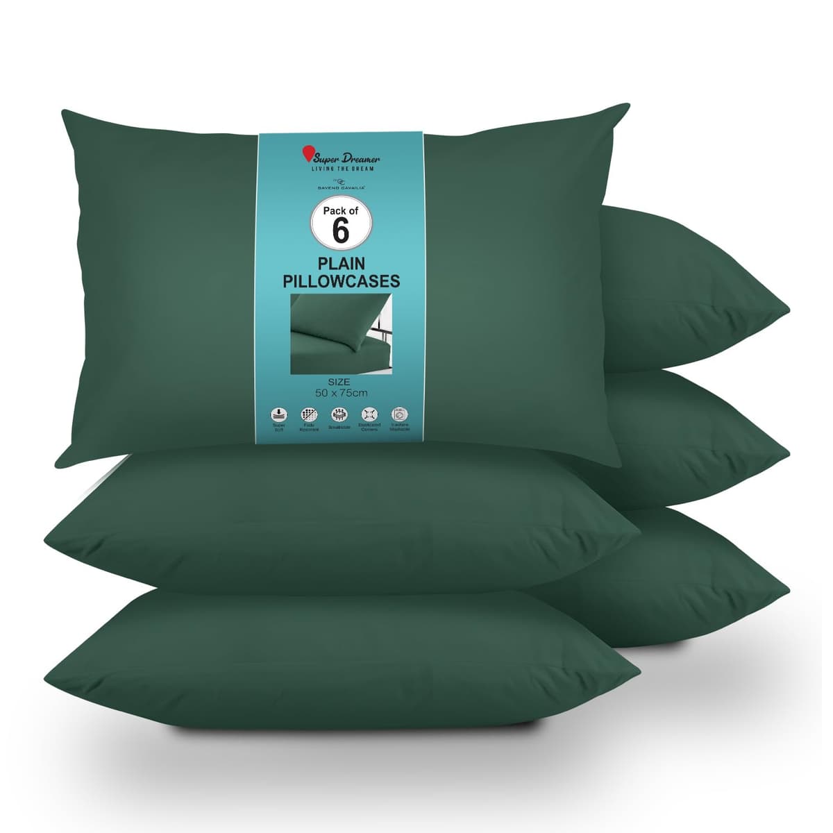 GC GAVENO CAVAILIA Fitted Sheet Single Bed (91 x 190cm) - Grey Bedding Sheets - Plain Dyed Microfiber Bed Sheets Single - (10 inch) 25cm Deep Pocket Bottom Sheet - Easycare - Wrinkle & Fade Resistant — view 75