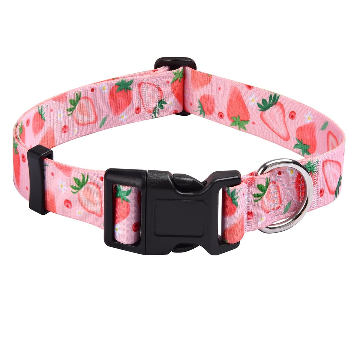 Mihqy Dog Collar for Small Dogs, Cute Small Medium Large Dog Pet Collar, with Floral Patterns, Soft Adjustable for Boy Girl Female Male Puppy Dog Collar(Floral Pink,S) — view 41