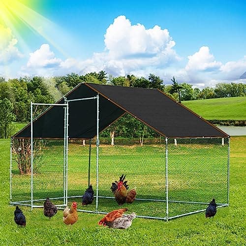 10x20FT Shade Cloth - for Garden Plants Greenhouse,70% Sunblock Shade Neting -for Outdoor Garden Pergola Patio Lawn Kennel Chicken Coop Easier to Hang Plant — view 2