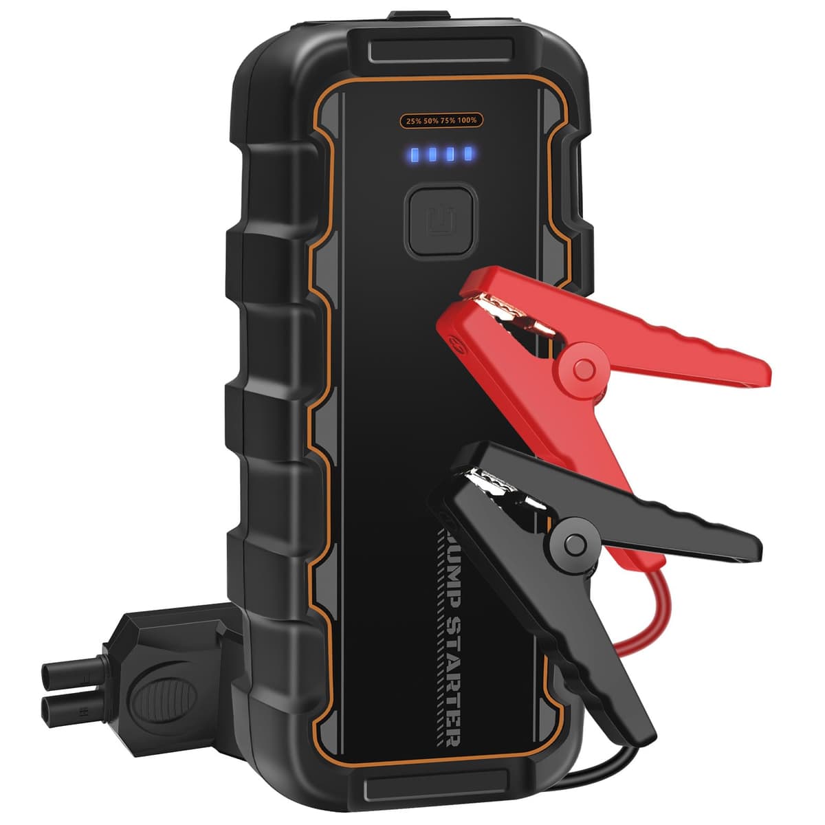 Arrancador de Baterias de Coche 7000 A, Arranca 6.0 L Gas/3.0 L Diésel, Booster Batería 12 V, para Coches, Camiones, Moto, Barcos - Arrancador de Coches Portátil para Emergencias, Viajes y Camping