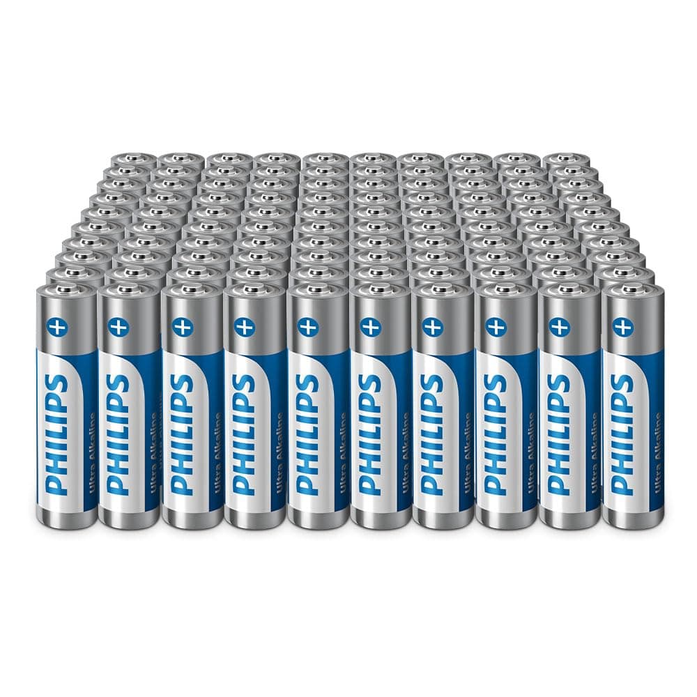 Philips Ultra 9V Alkaline Batteries, 6LR61 - Essential for Smoke Detectors and Radios, Pack of 20 — view 9