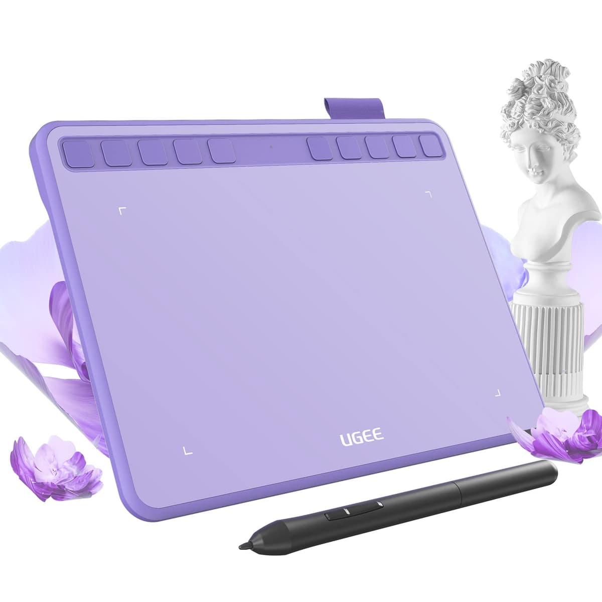 Tableta Gráfica UGEE S640,Tableta Digitalizada Portátil Ultradelgada de 2.4G,con Función de Inclinación, Teclas Personalizadas, Lápiz sin Pilas para Windows Mac Linux — view 11