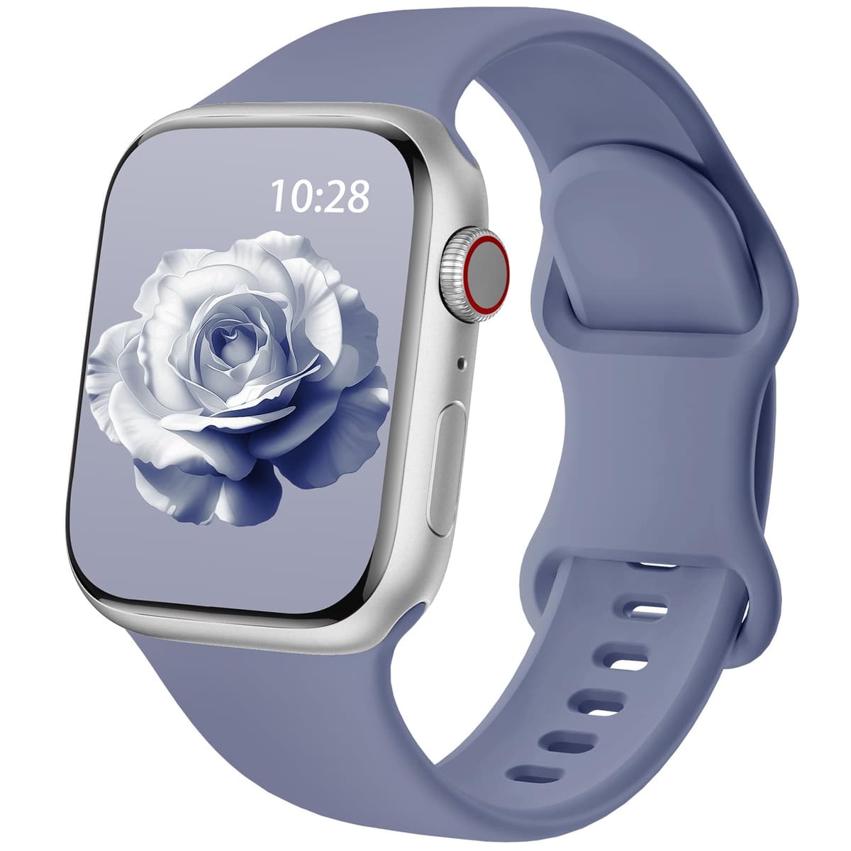 Patented Upgraded Silicone Strap Compatible with Apple Watch Straps 38mm 40mm 41mm 42mm(Series 10) for Women Men,Soft and Breathable Sport Watch Bands for iWatch Series 10 9 8 7 6 5 4 3 2 1 SE — view 24