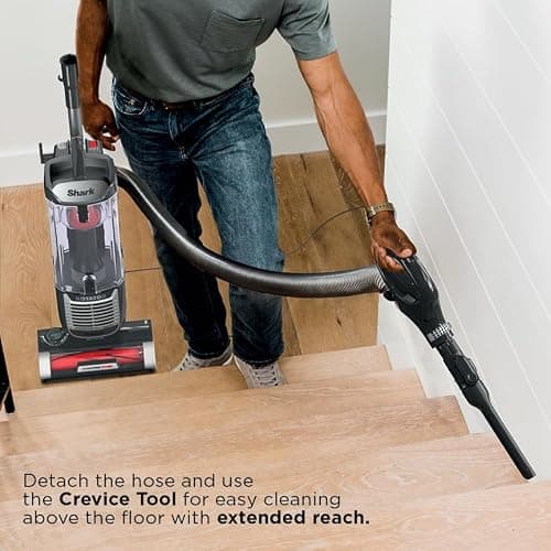Shark ZU102 Rotator Pet Upright Vacuum with PowerFins HairPro & Odor Neutralizer Technology, Charcoal, 2.9 L Dust Cup — view 5