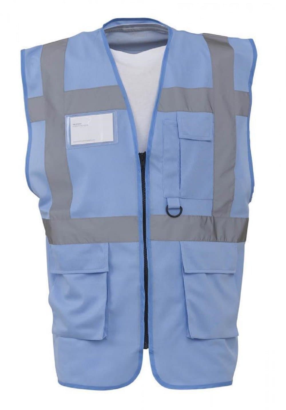 Expert Workwear Coloured Hi Vis Executive Vest High Viz Vests Zip with Pockets - 27 Colours — view 13