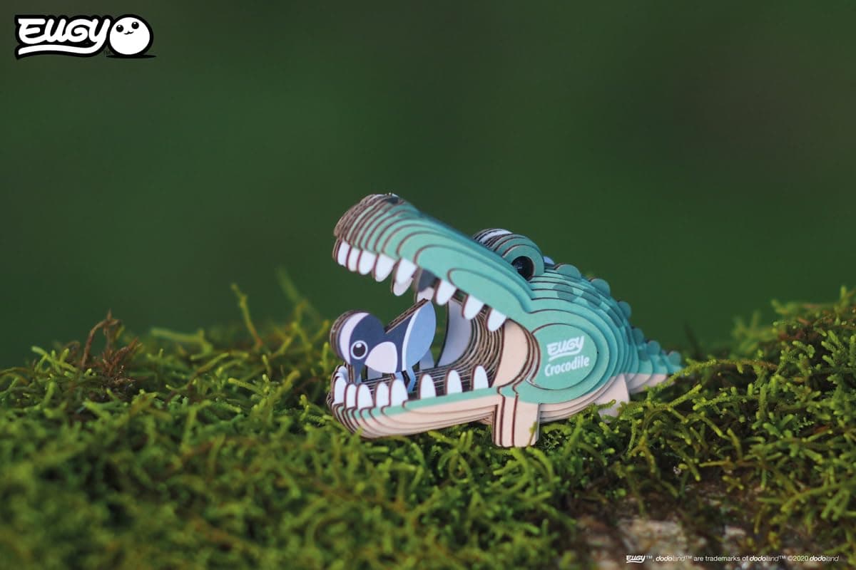 EUGY 029 Cocodrilo. Eco-Friendly 3D Paper Puzzle — view 5